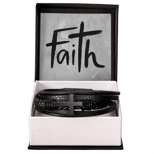 Men's Cross Bracelet, Men’s Jewelry, Gift for Men, Religious gift
