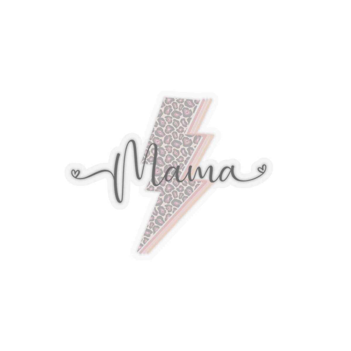 Mama Leopard Lightening Bolt Stickers, Gifts for Her, Gifts for Mom